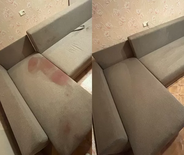 Dīvāna traipu tīrīšana pēc asins traipa